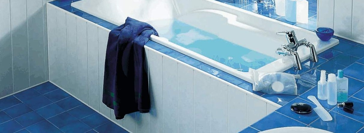 blue bath panel - Bath Panels