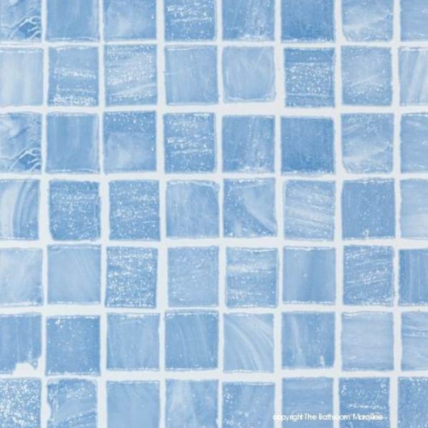mosaic blue scan 600x600 - Mosaic Blue Tile Effect Panels