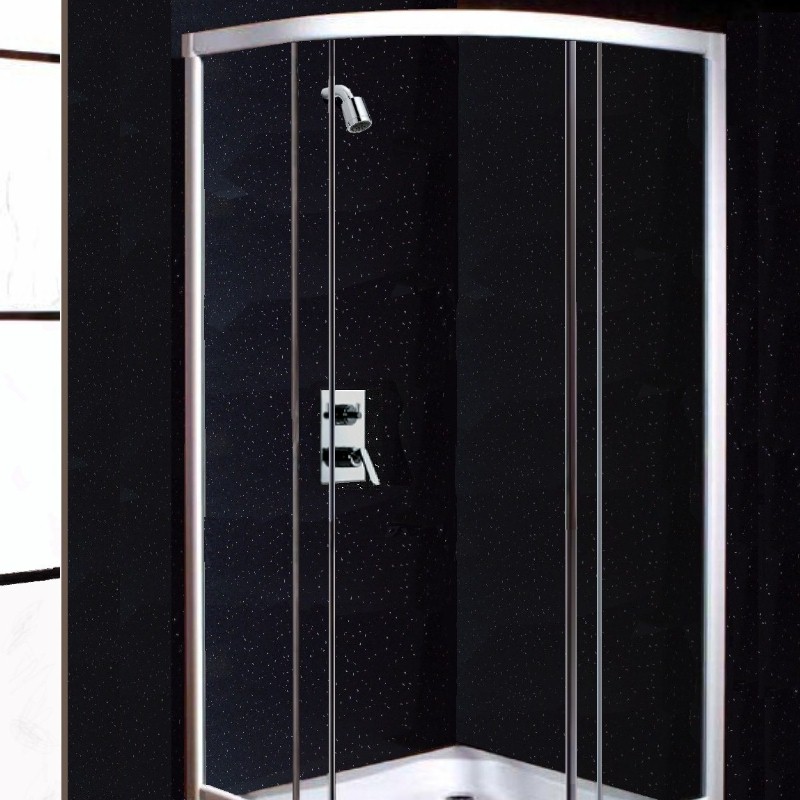 neptune black sparkle1 - Shower Cubicle Gallery