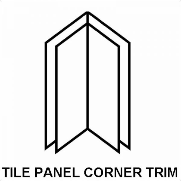acrylic tile panel corner