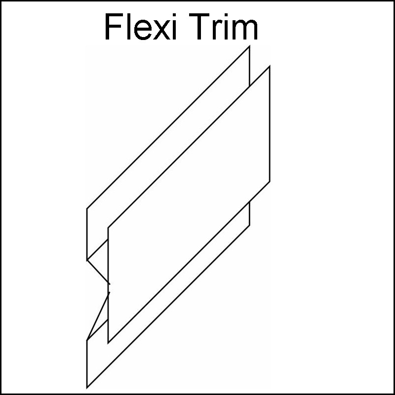 decos flexi corner trim - Decos Flexi Trim White