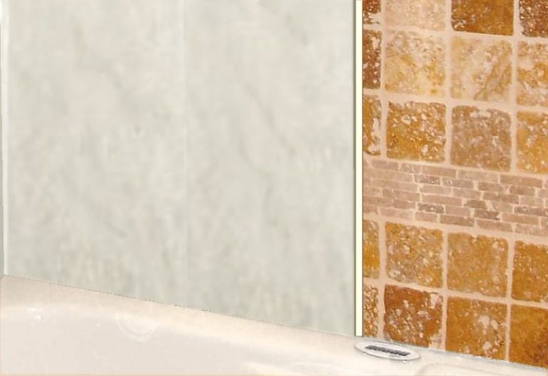 Panel Over Tiles - The Bathroom Marquee