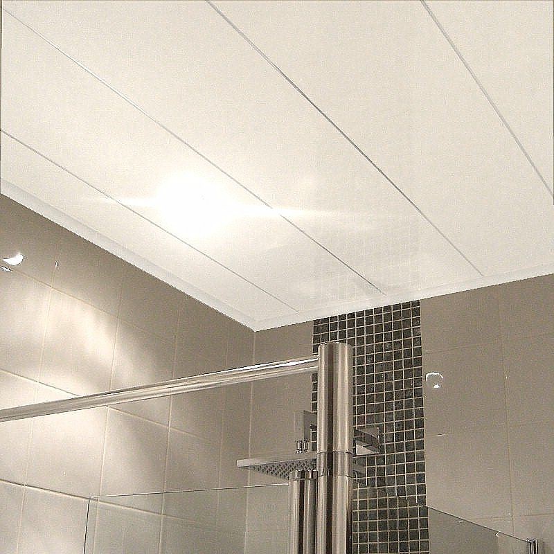 ceiling panel3 - Combining Bathroom Cladding And Tiles