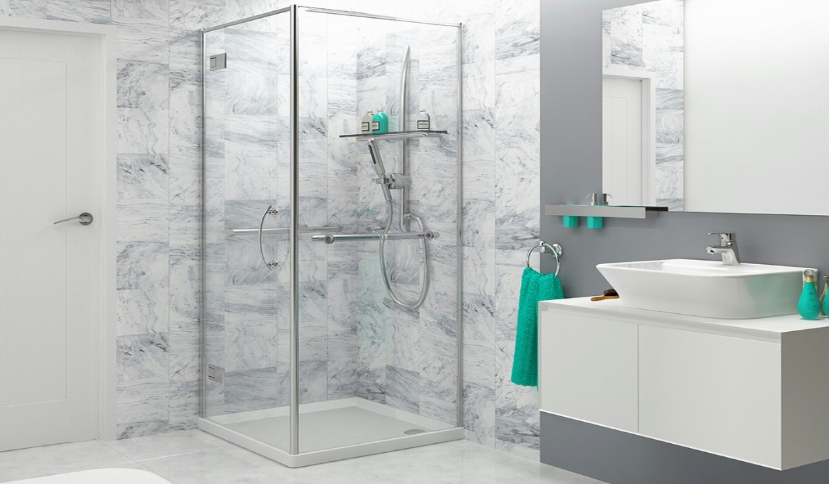 marble effect shower wall panels