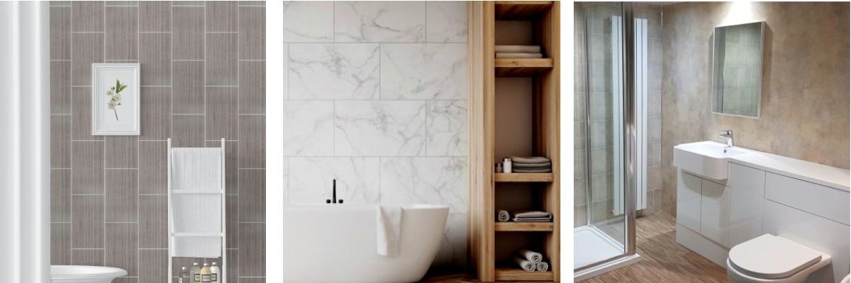 bathroom wall panels montage - Bathroom Wall Panels - The Perfect Alternative To Tiles