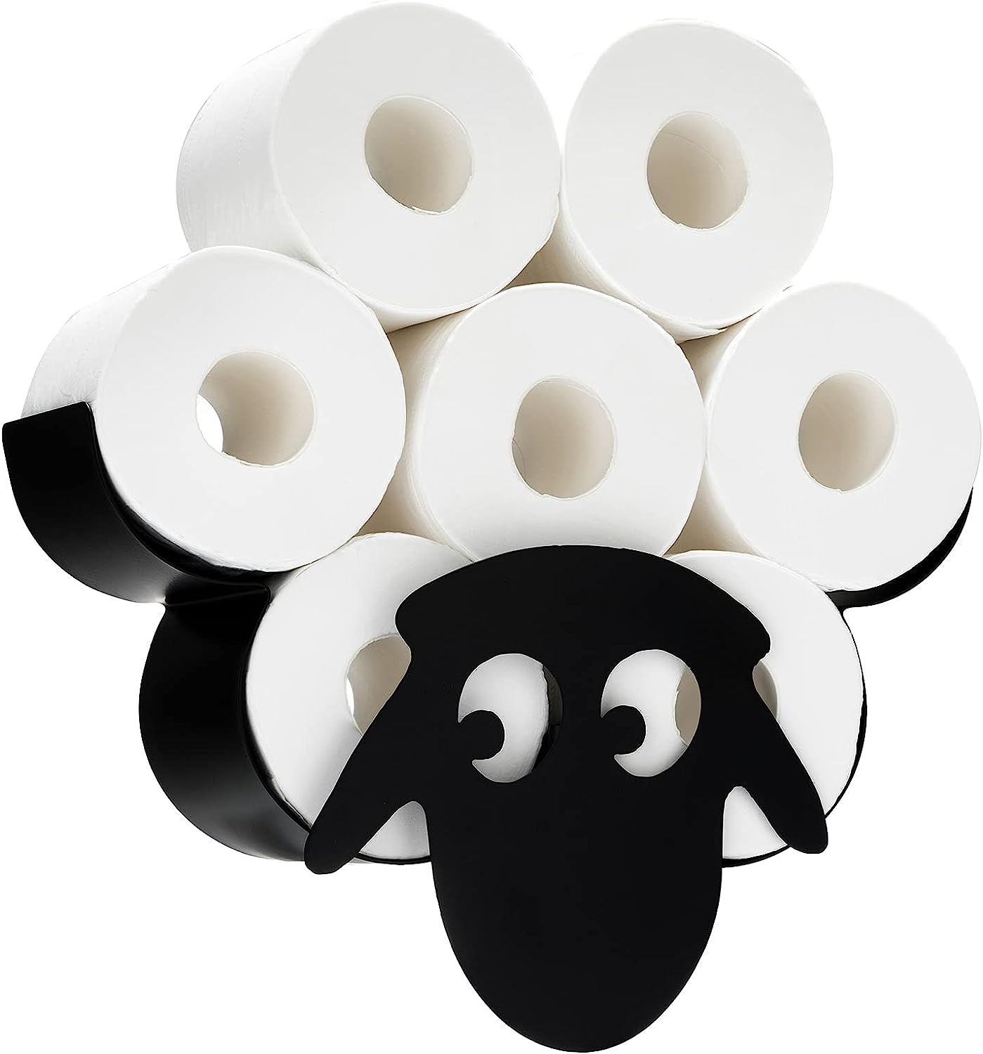 sheep wall mounted toilet roll holder